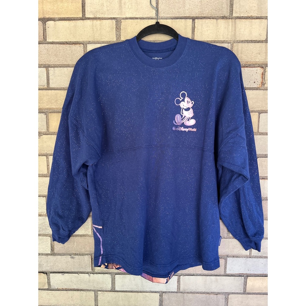Walt Disney World 50th Anniversary Spirit Jersey Sweatshirt Navy Celebration XS
